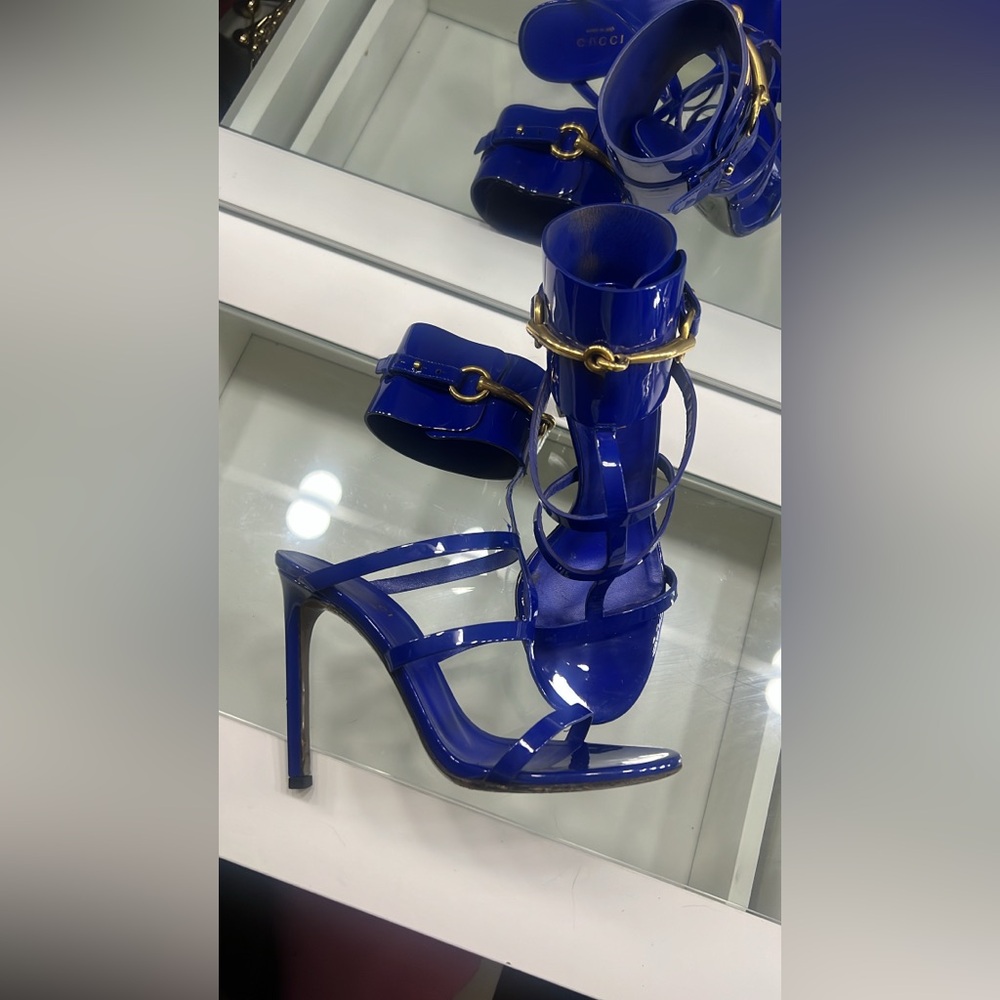 Gucci Ursula Heel Sz 36.5. - Royal Blue